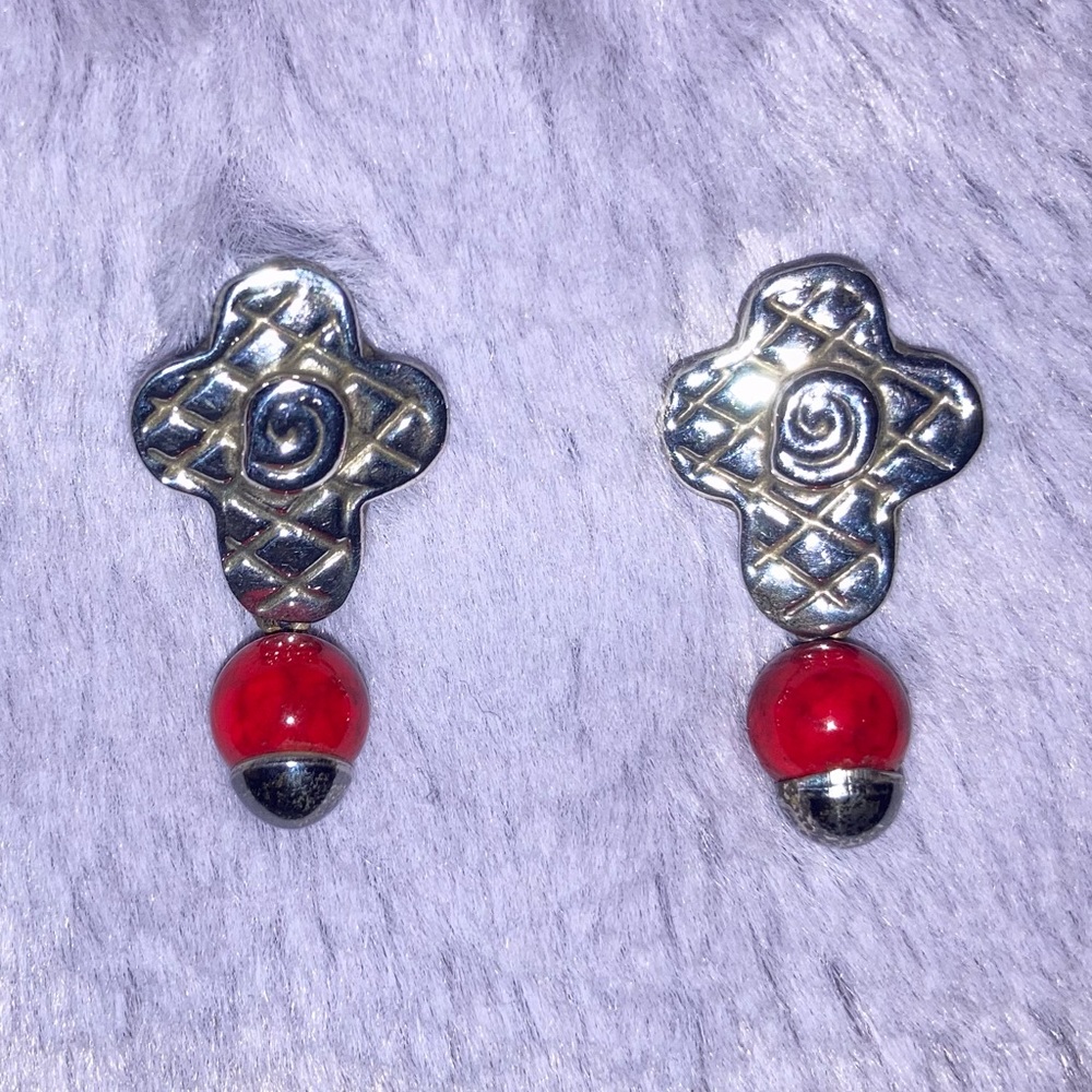 Cross earrings